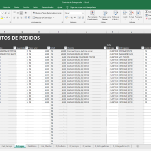 Planilha Controle De Entregas E Delivery Vrogue