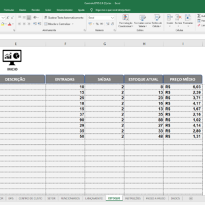 Planilha Controle De Epi Seguran A Do Trabalho Excel Coaching