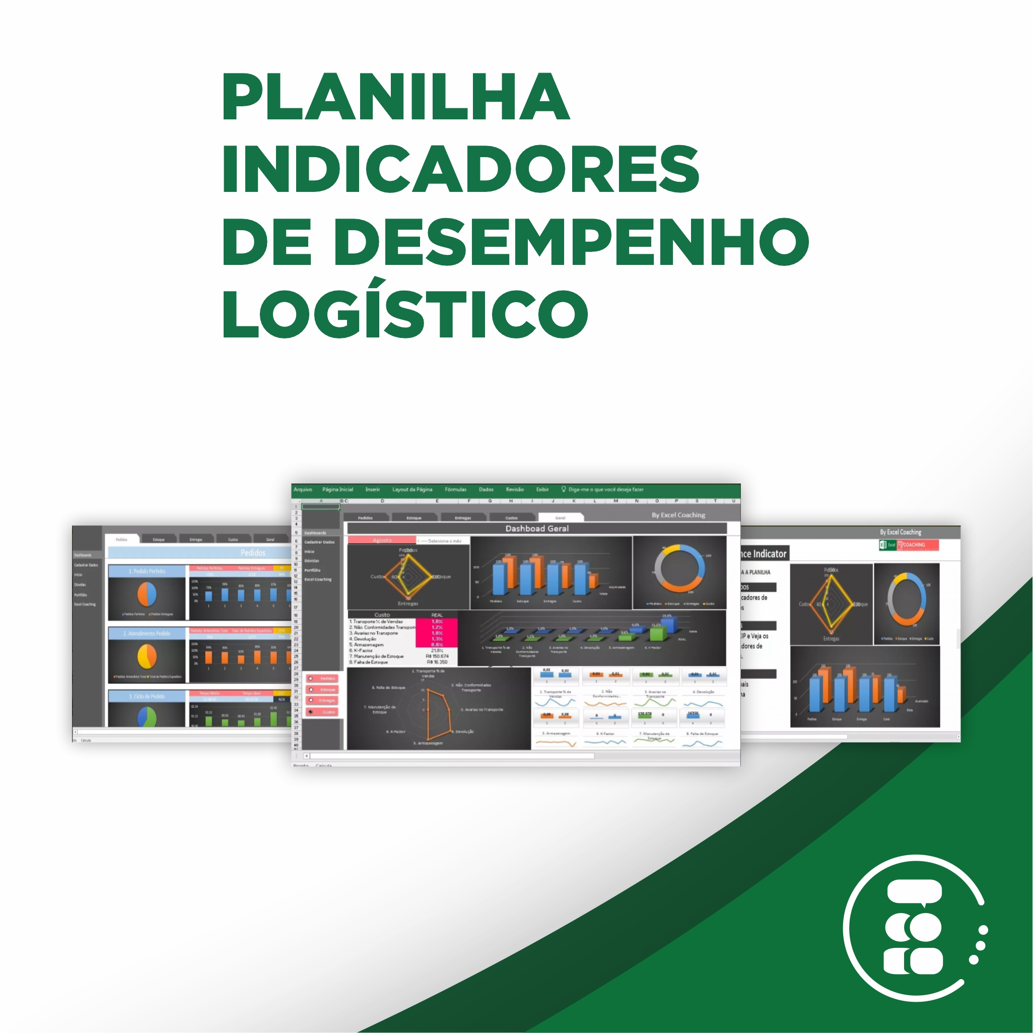 Planilha Indicadores De Desempenho Log Stico Excel Coaching