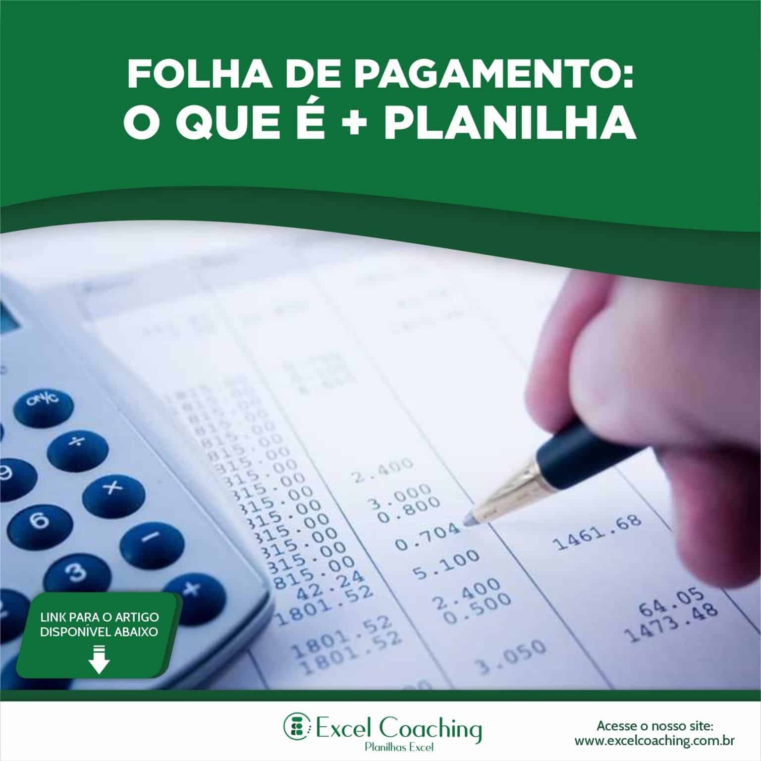 Folha de Pagamento O que é + Planilha