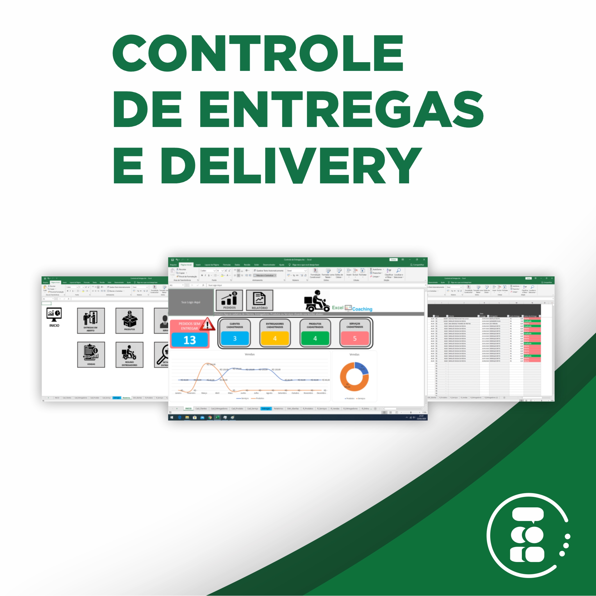Planilha Controle De Entregas E Delivery Planilhas Excel Excelcoaching