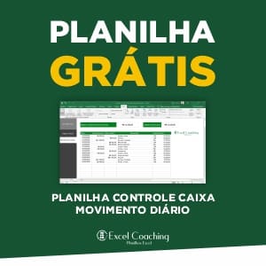 Planilha Controle Caixa Movimento Diário Grátis Excel
