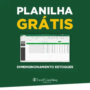 Planilha Grátis Dimensionamento Estoques Excel