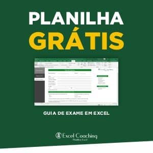 Planilha Grátis Guia de Exame em Excel