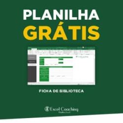 Planilha Grátis Ficha de Biblioteca em Excel