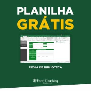 Planilha Ficha de Biblioteca Grátis em Excel