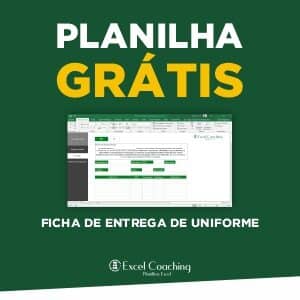 Planilha Grátis Ficha de entrega de uniforme em Excel