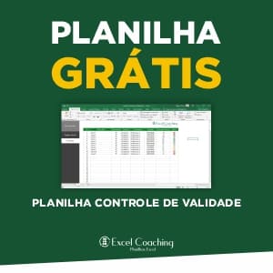 Planilha Controle de Validade Grátis em Excel