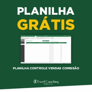 Planilha Controle Vendas Comissão