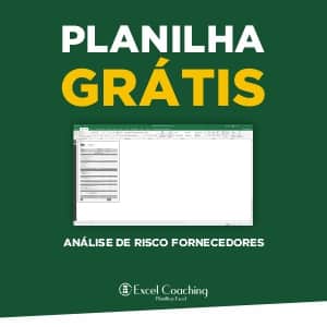 Planilha Analise de Risco de Fornecedores Grátis