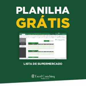 Planilha Lista de supermercado Grátis em Excel