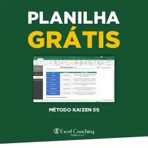 Planilha Método kaizen 5S Grátis em Excel