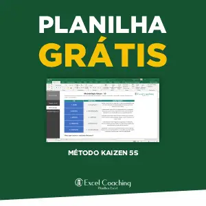 Planilha Método kaizen 5S Grátis em Excel