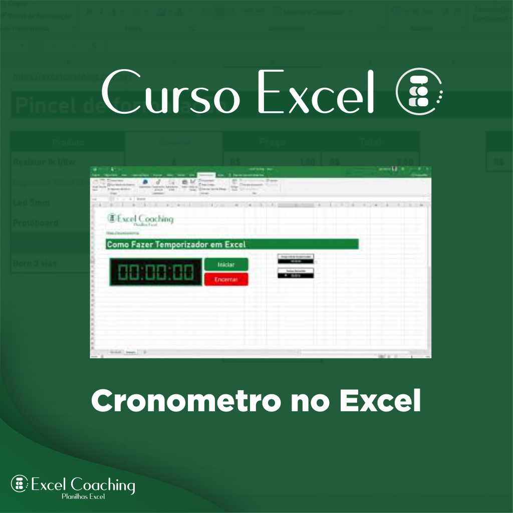 Como Criar Cronometro no Excel com VBA