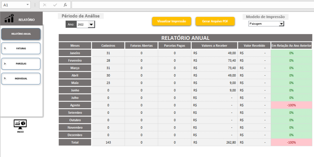 Planilha Excel Cadastro De Alunos E Controle De Mensalidades A Receber Hot Sex Picture 7523