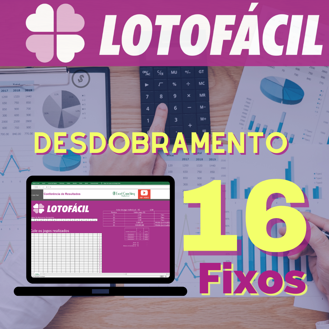 Planilha LotoFácil no Excel, Download Grátis