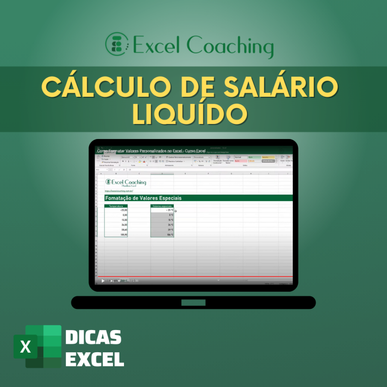 Cálculo De Salário Líquido Planilha Excel Grátis Para Usar 9390