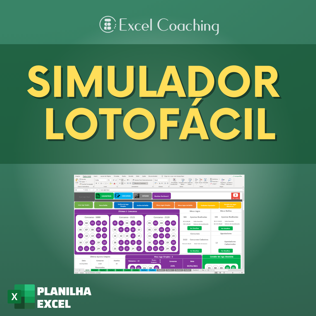 Simulador da Lotofácil - Só Matemática