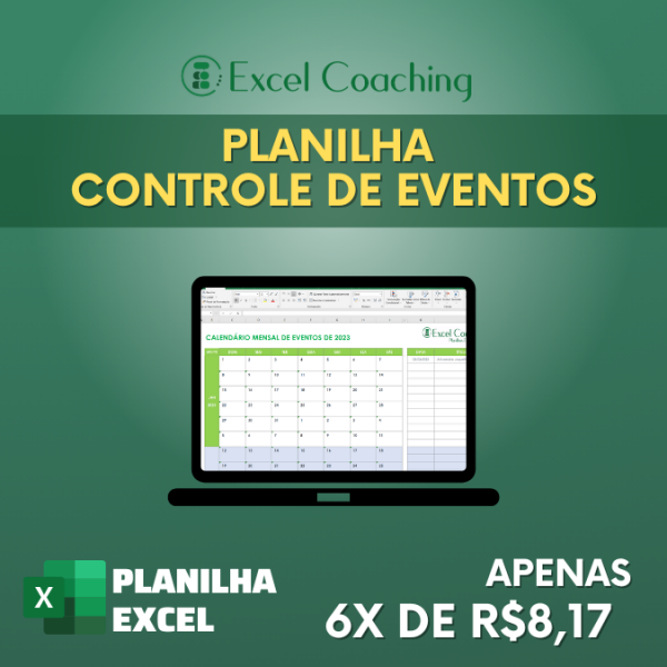 Planilha controle de Eventos