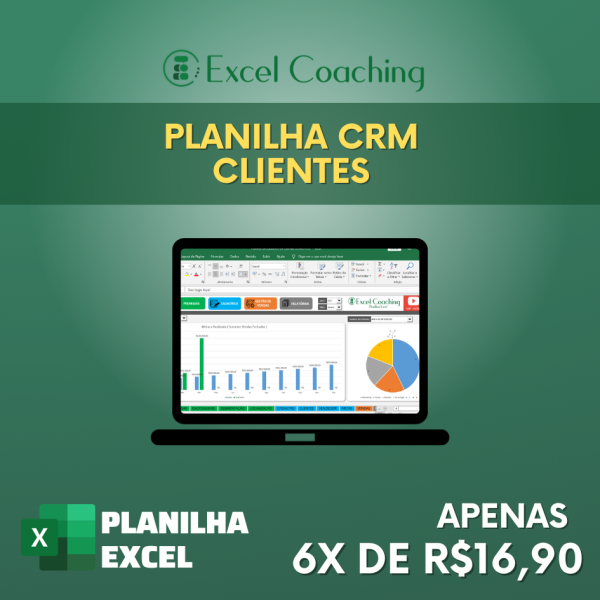 Planilha CRM cadastro de Clientes