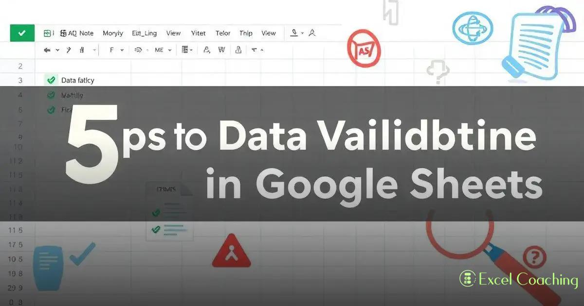 5 Dicas para Validação de Dados no Google Sheets