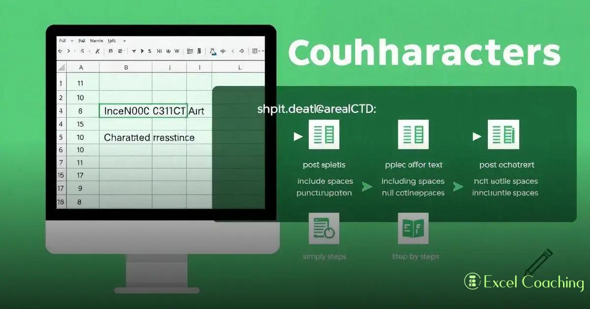 5 Passos para Contar Caracteres no Excel de Forma Simples