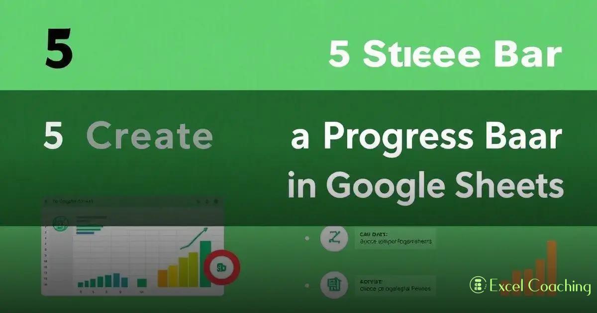 5 Passos para Criar uma Barra de Progresso no Google Sheets