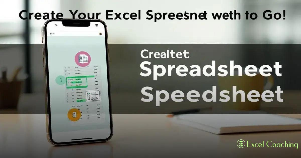 5 Passos para Criar uma Planilha no Celular com Excel