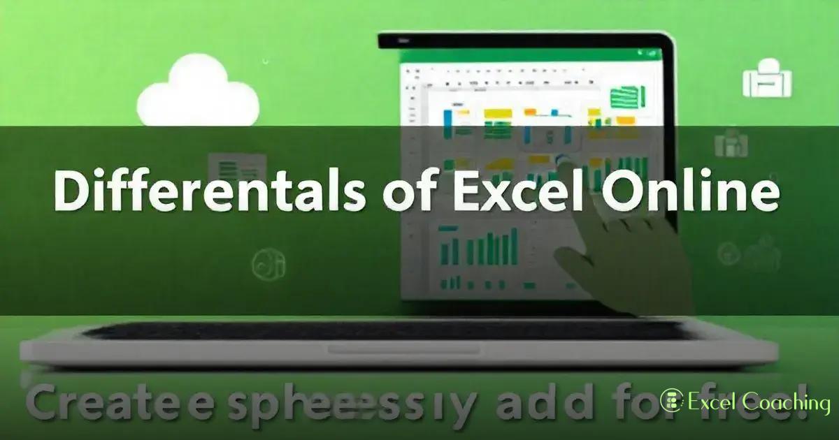 Diferenciais do Excel Online