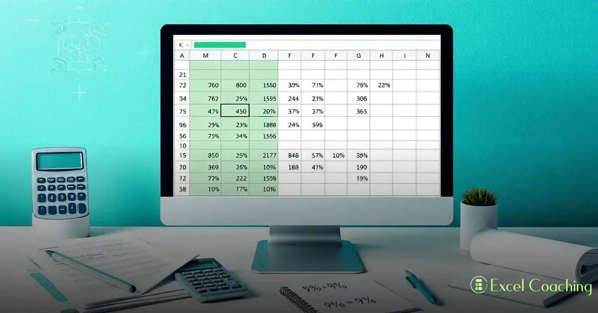 Dicas para somar e subtrair porcentagens no Excel