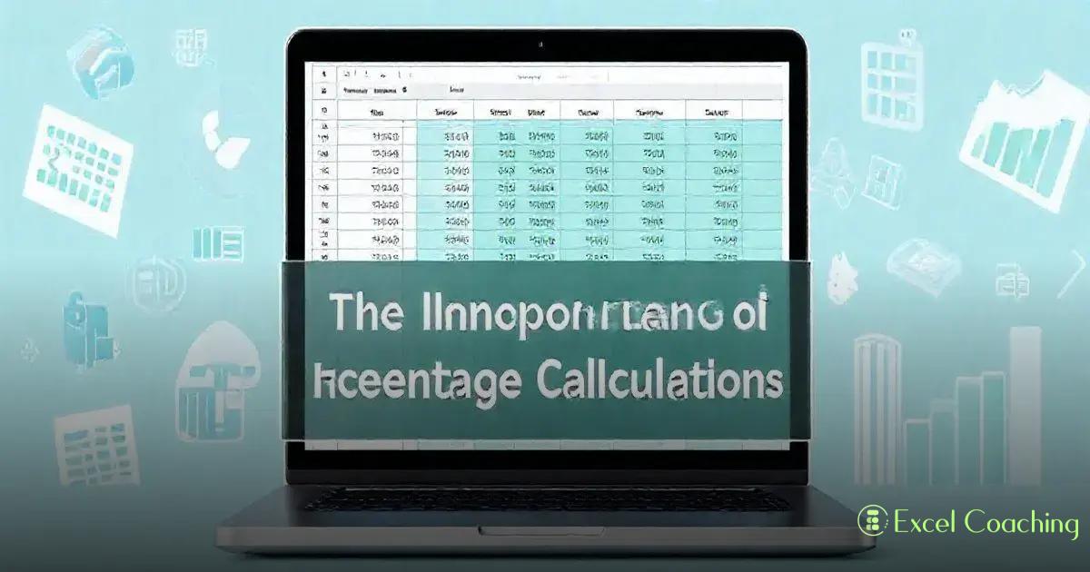 A Importância dos Cálculos de Porcentagem no Excel