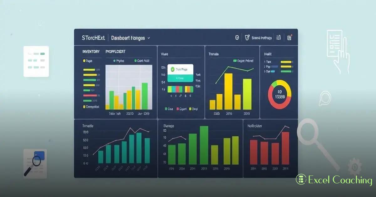 Planilha Dashboard para Gestão de Estoque