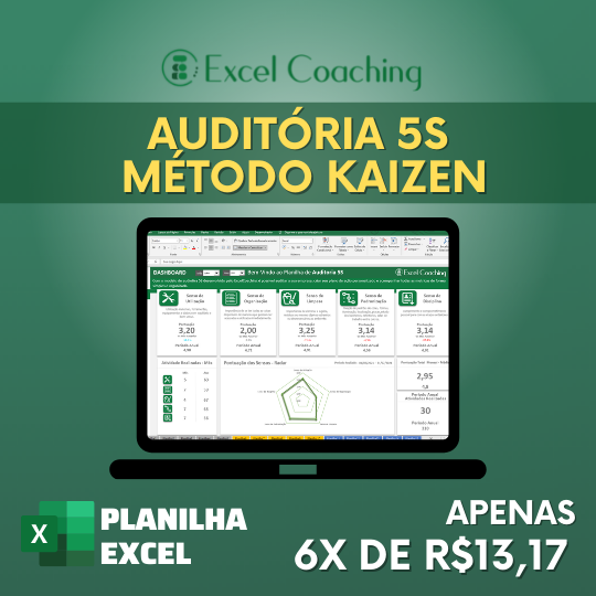 Planilha Auditoria 5S Metodo KAIZEN