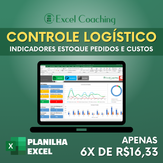 Planilha Controle Logistica Indicadores Estoque