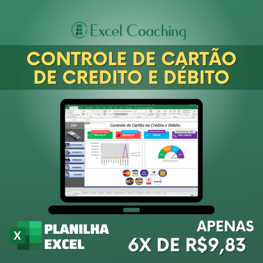 Planilha Controle de Cartão de Crédito