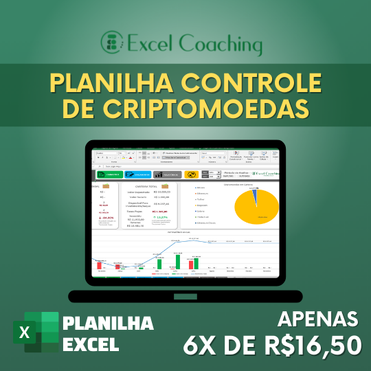 Planilha Controle de Criptomoedas