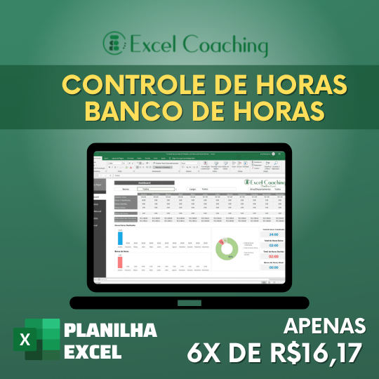 Planilha Controle de Horas Extras e Banco de Horas