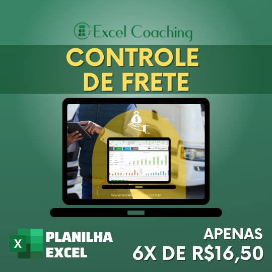Planilha Controle financeiro e Gestão de Frete