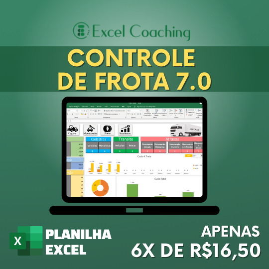 Planilha Controle financeiro e Gestão de Frota