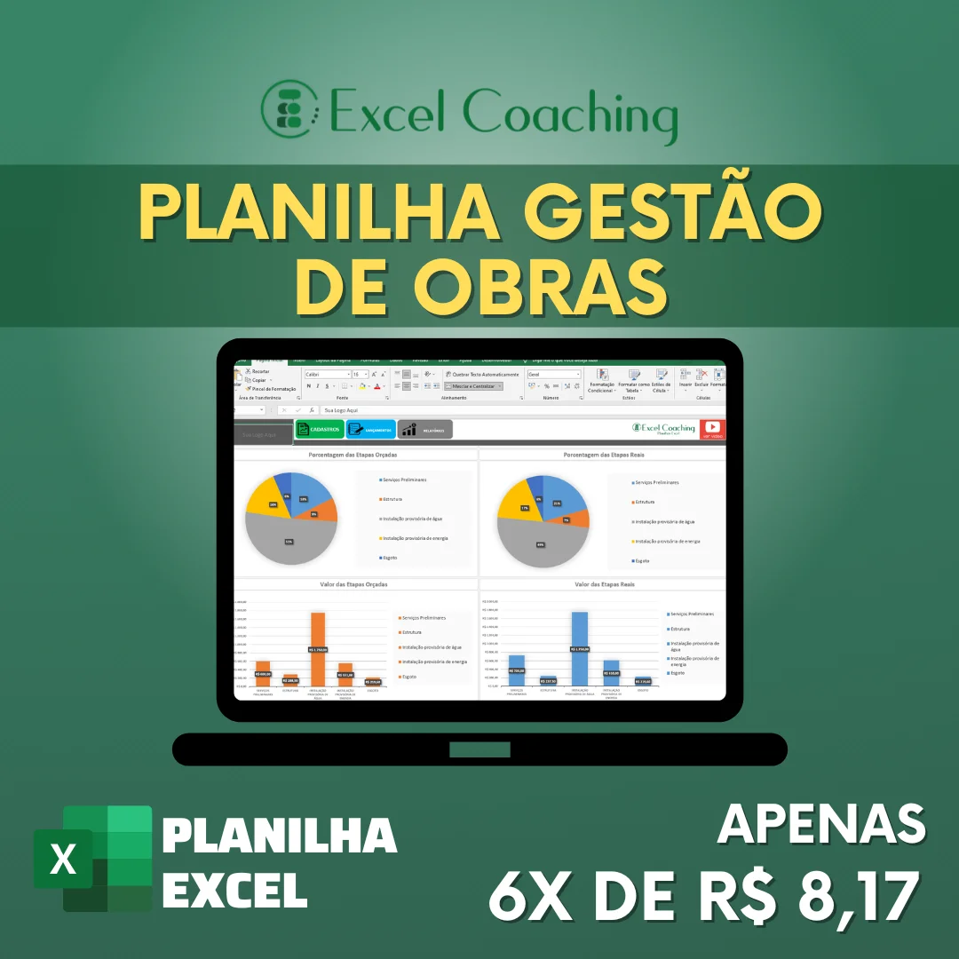Planilha Controle e Gestão de Obras