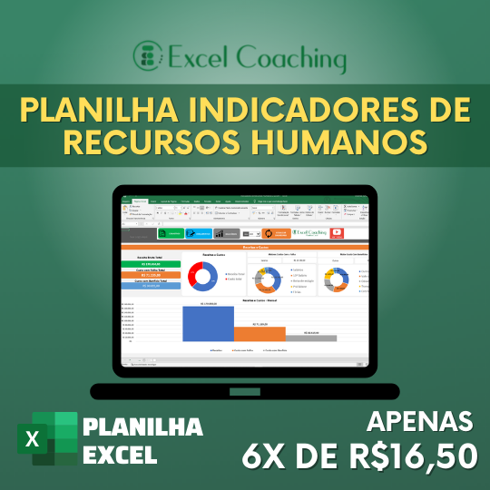 Planilha Indicadores de Recursos Humanos e RH