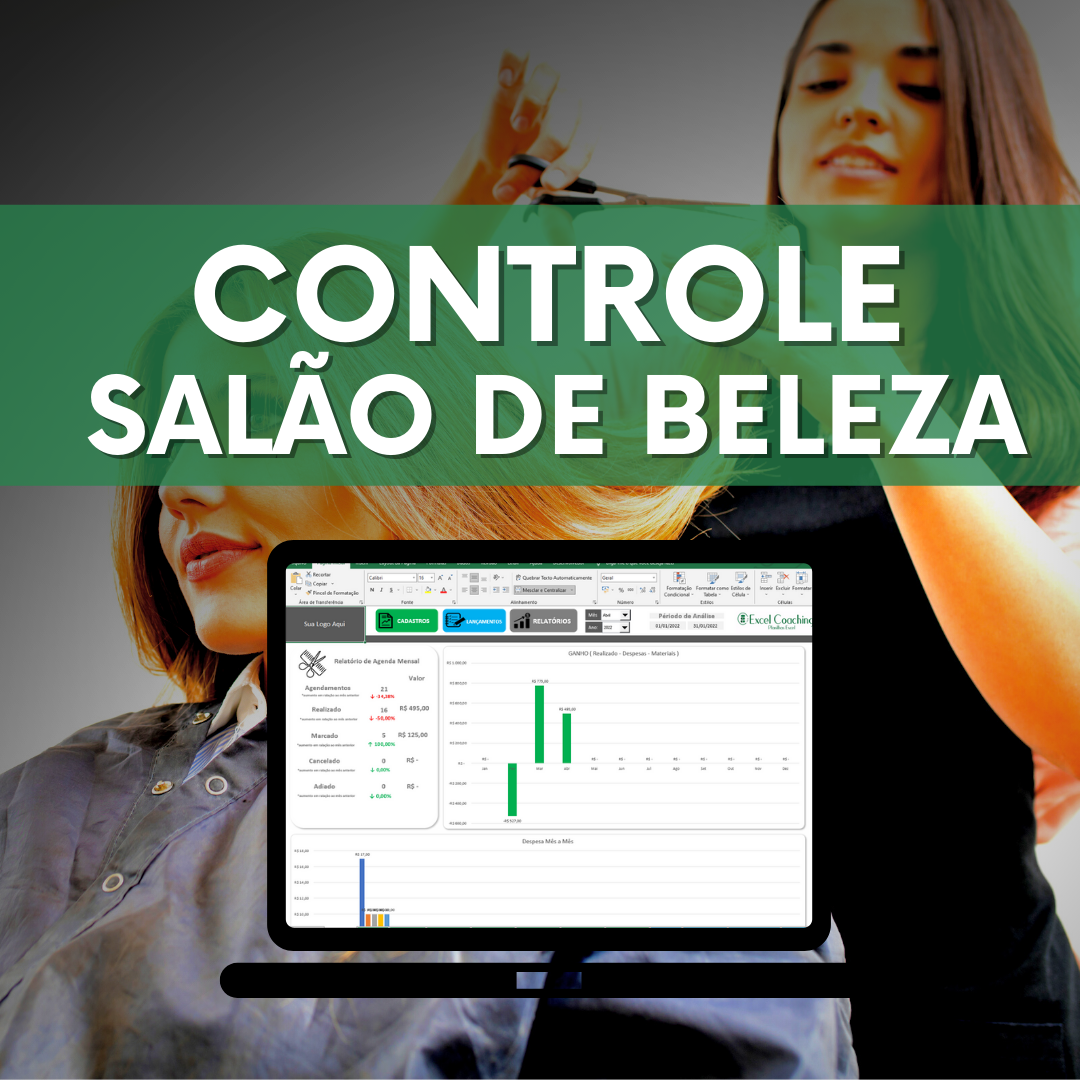 Planilha Controle de Salão de Beleza