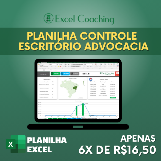 planilha controle financeiro escritório advocacia e advogados