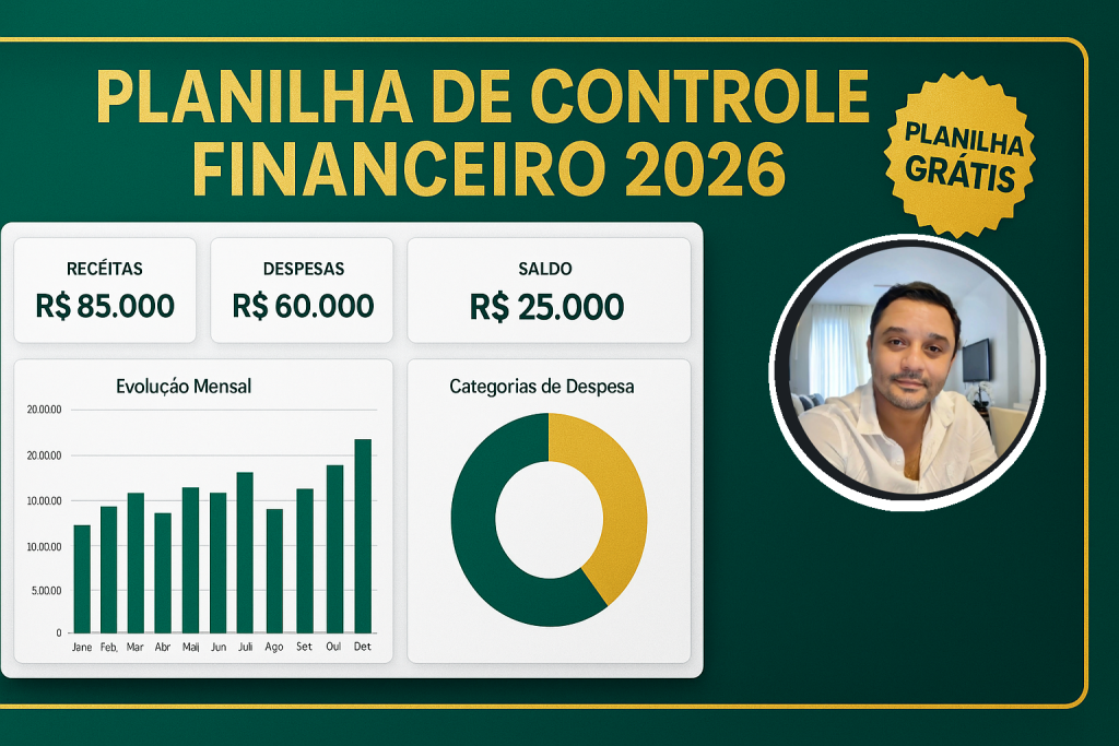 Planilha Controle Financeiro 2026 Thumbnail