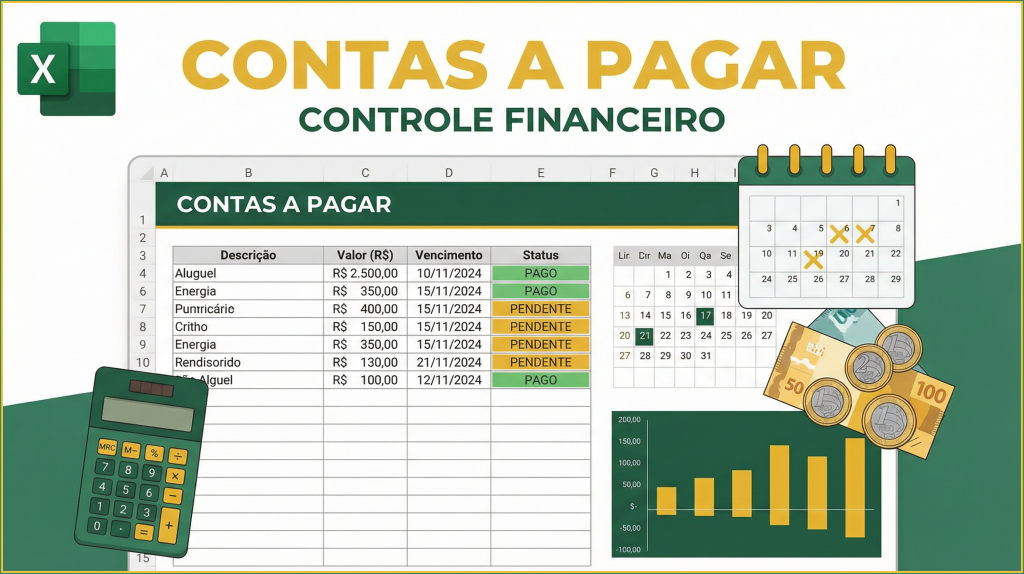 5 Vantagens da Planilha Contas a Pagar em Excel