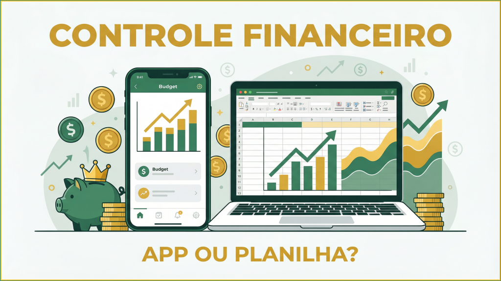 Controle Financeiro Pessoal: App ou Planilha? Descubra!