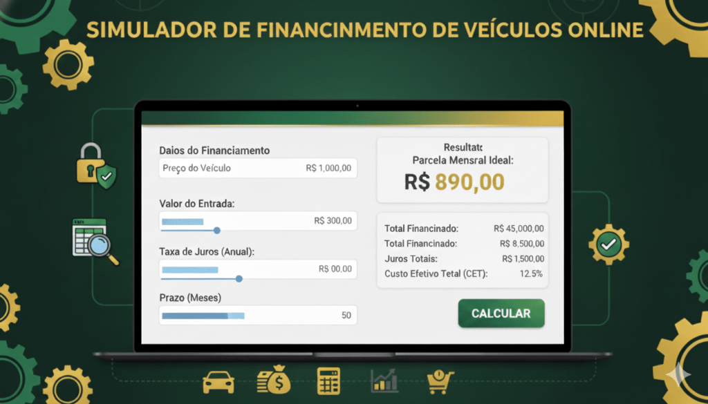 Simulador de financiamento de veiculos online