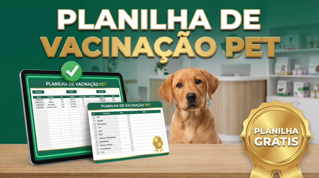 Planilha de Vacinação Pet