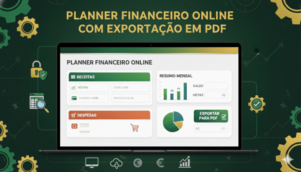Planner Financeiro 2026 Online Com exportação em PDF 1 Planner Financeiro 2026