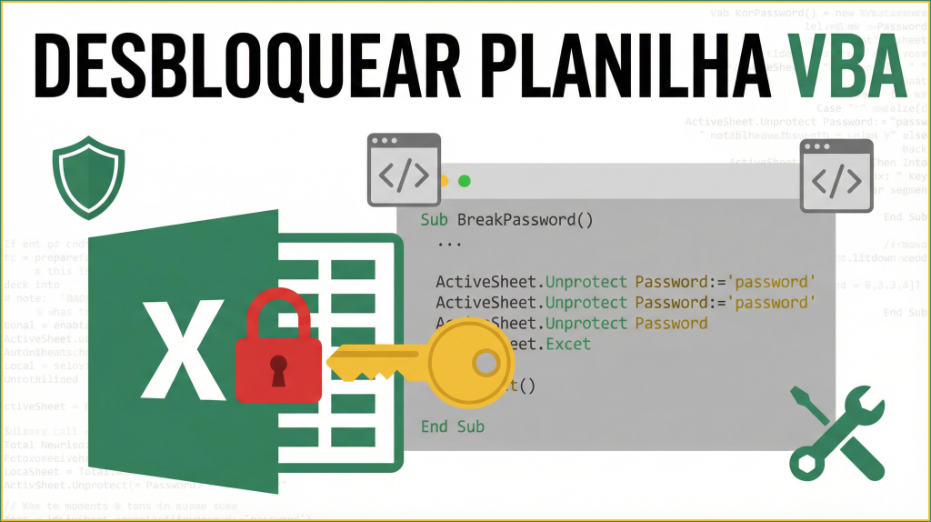 Quebrar senha de planilha via VBA: Como Desbloquear Planilhas Protegidas